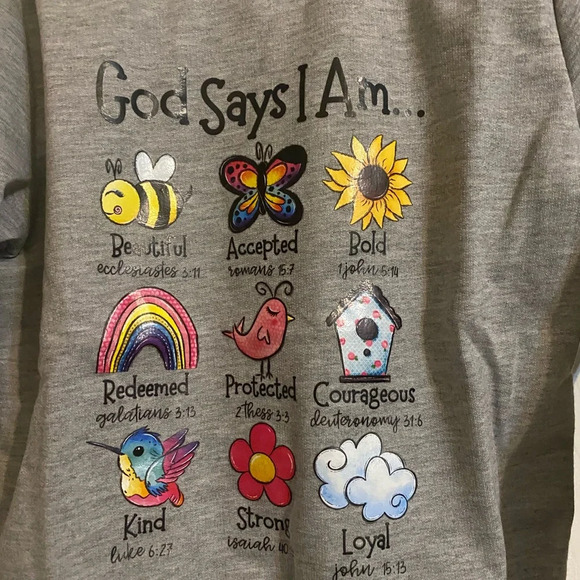 New God Says I Am Sweatshirt - Picture 4 of 7